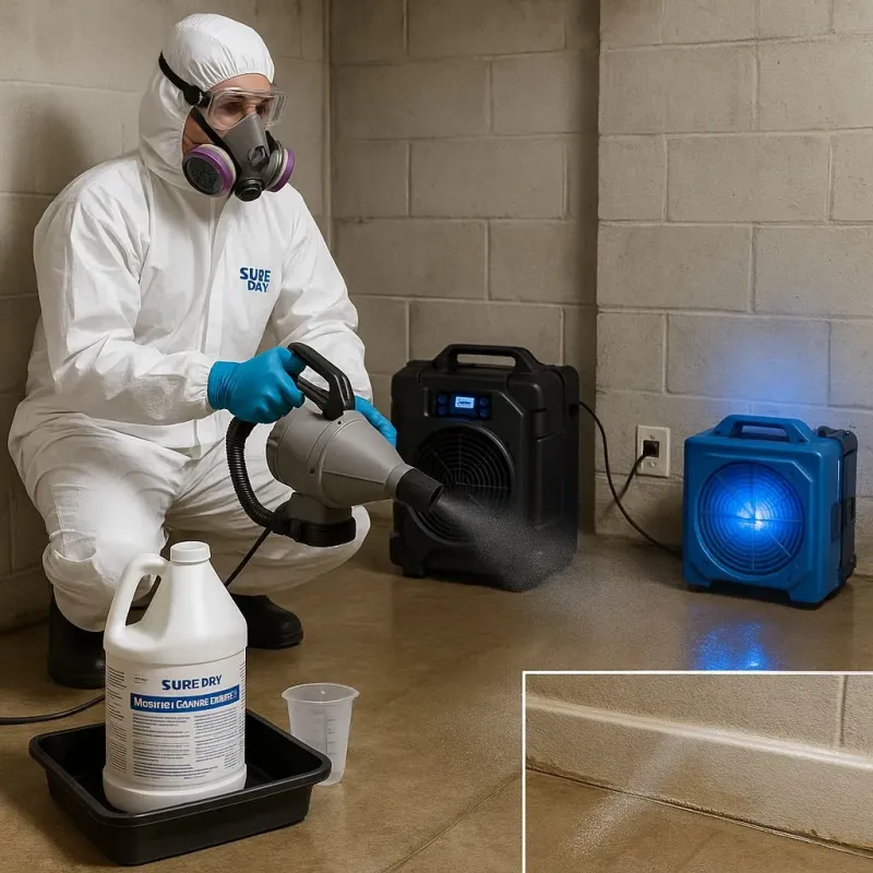 Sanitization and Odor Removal process in Linden, CA